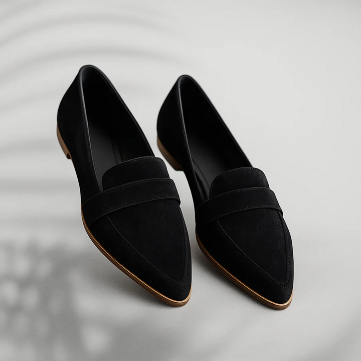 Dame Rosie Læder Loafers