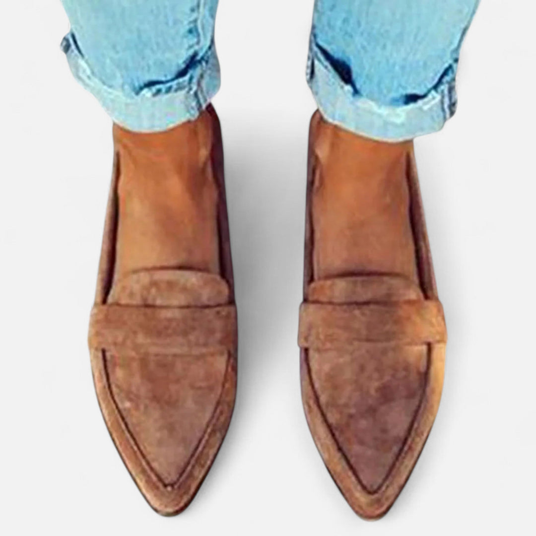 Mocasines Retro de Punta para Mujer