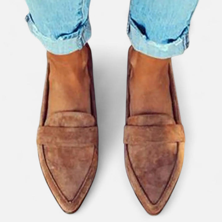 Mocasines Retro de Punta para Mujer