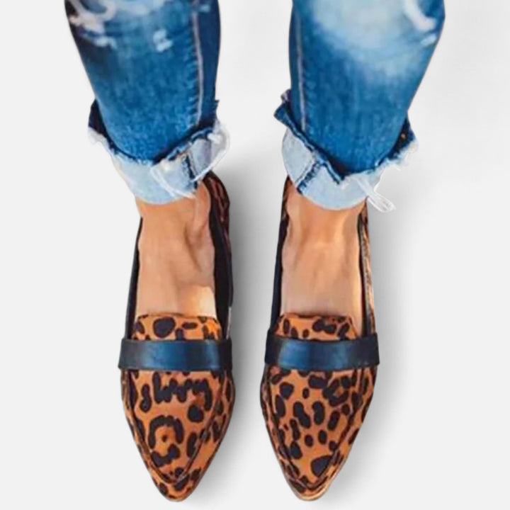 Mocasines Retro de Punta para Mujer