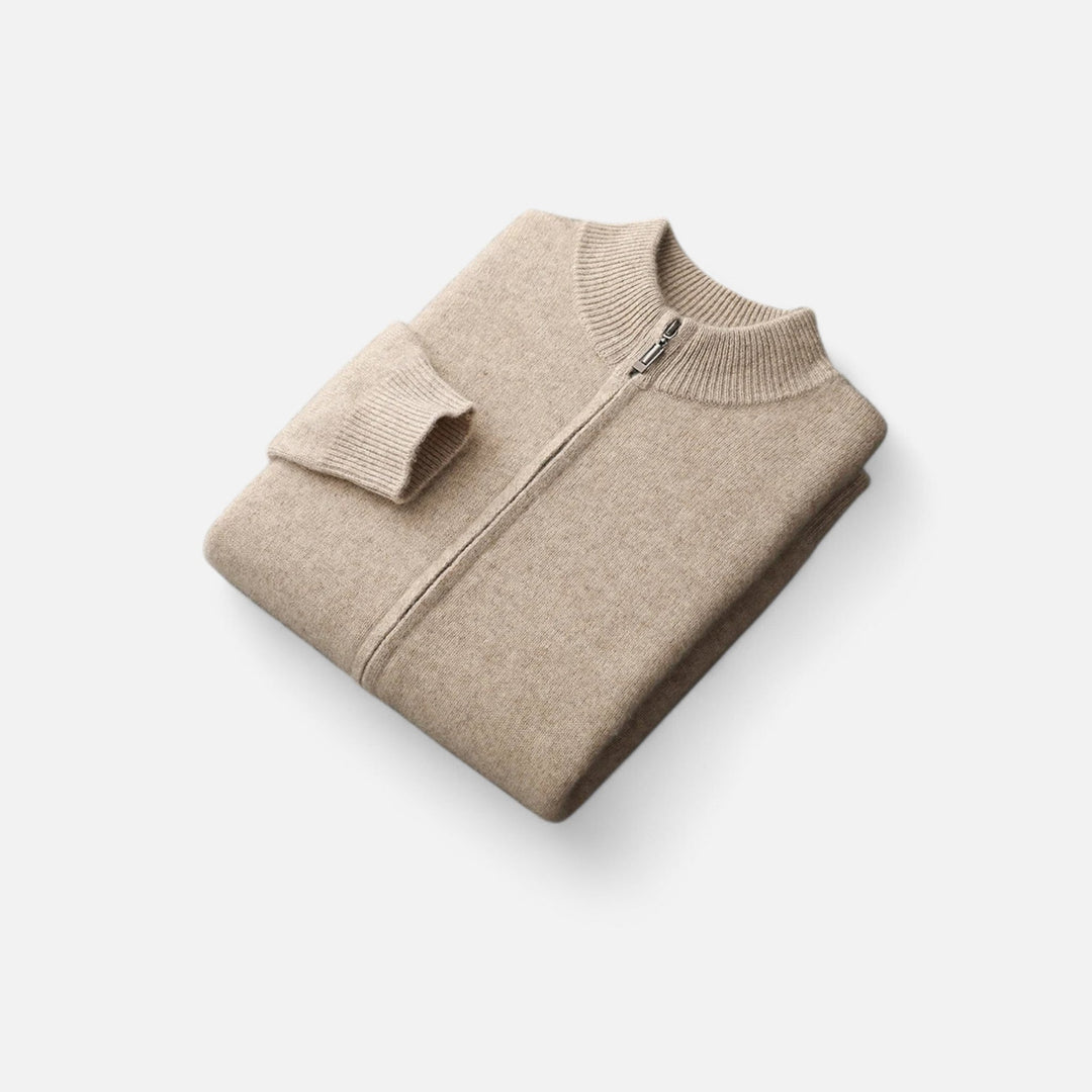 Men’s Merino Wool Zip Sweater