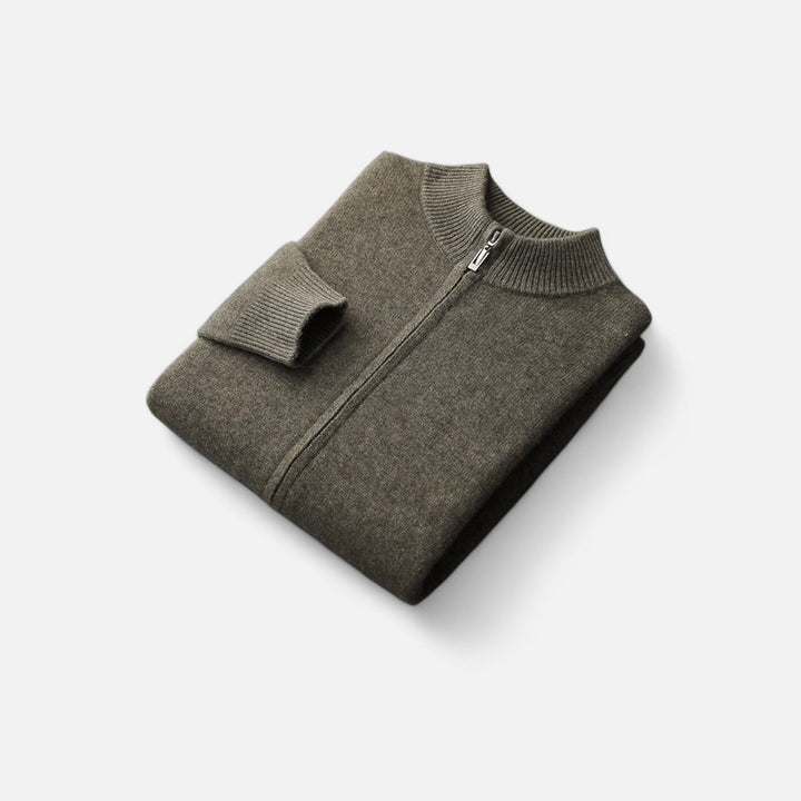 Men’s Merino Wool Zip Sweater