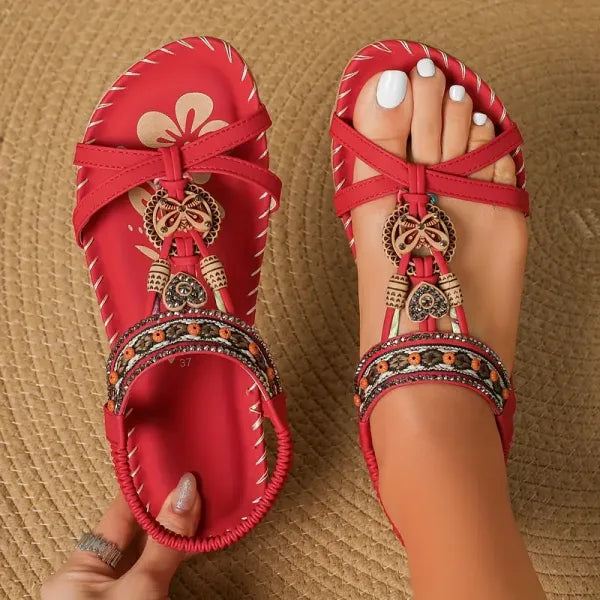 Sandalias de soporte cómodo para mujer
