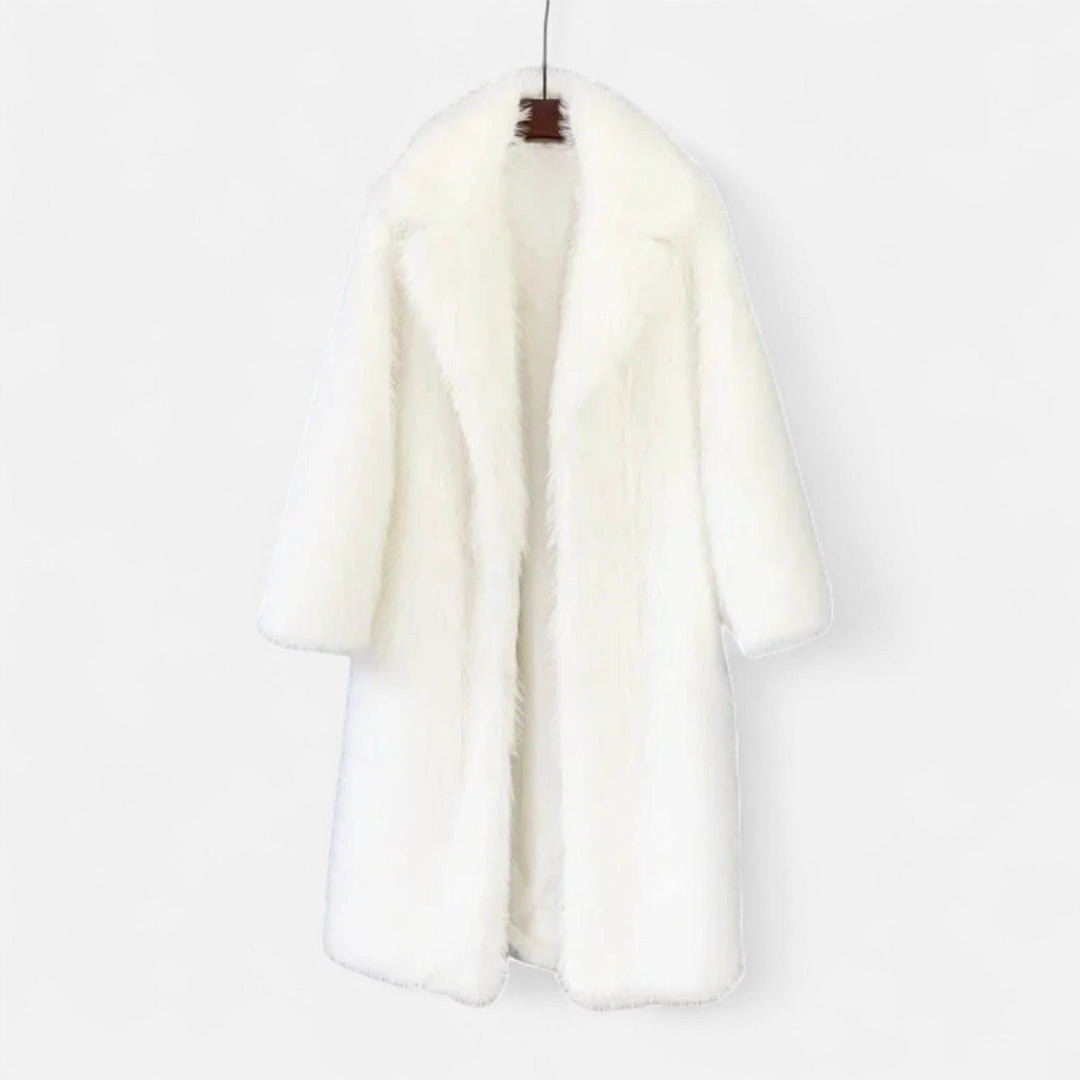 Women’s Long Faux Fur Overcoat