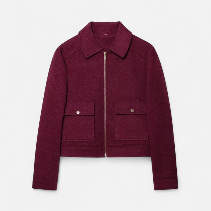 Chaqueta de Invierno Elegante para Mujer con Cierre Relámpago