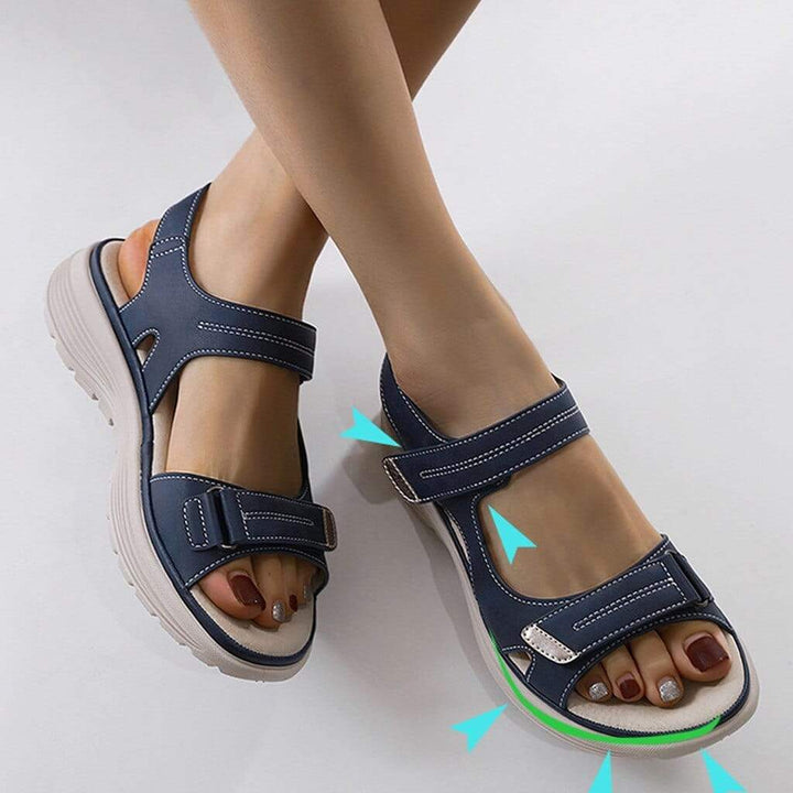 Sandalias de confort con soporte para mujer