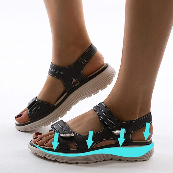 Sandalias de confort con soporte para mujer