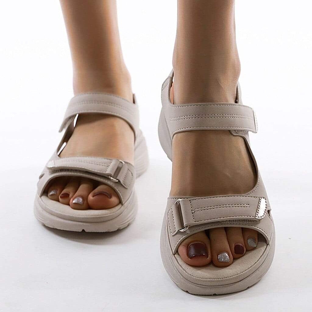 Sandalias de confort con soporte para mujer