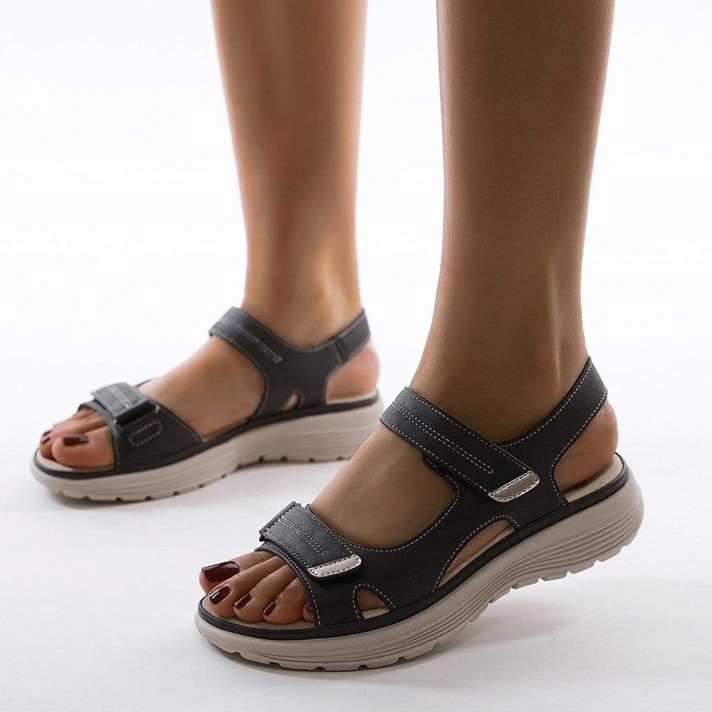 Sandalias de confort con soporte para mujer